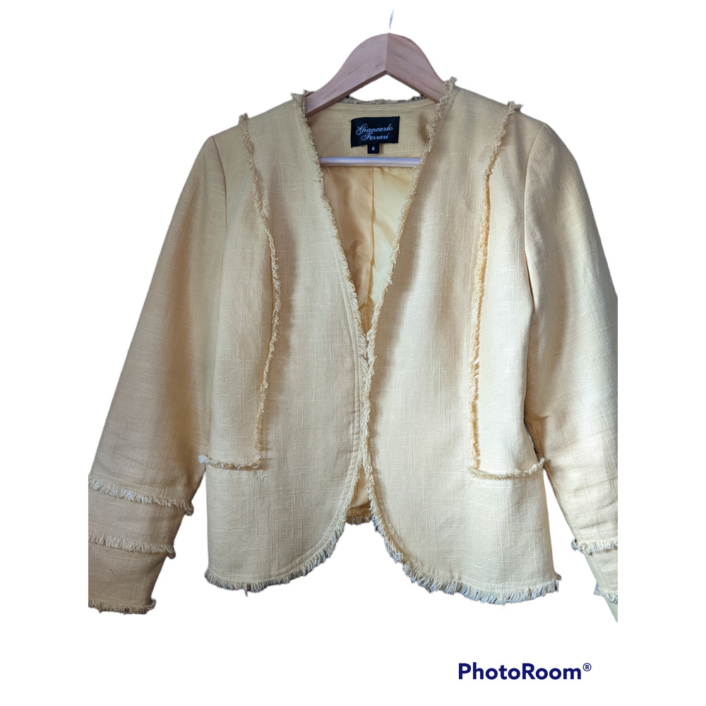 Giancarlo Ferrari linen Blazer